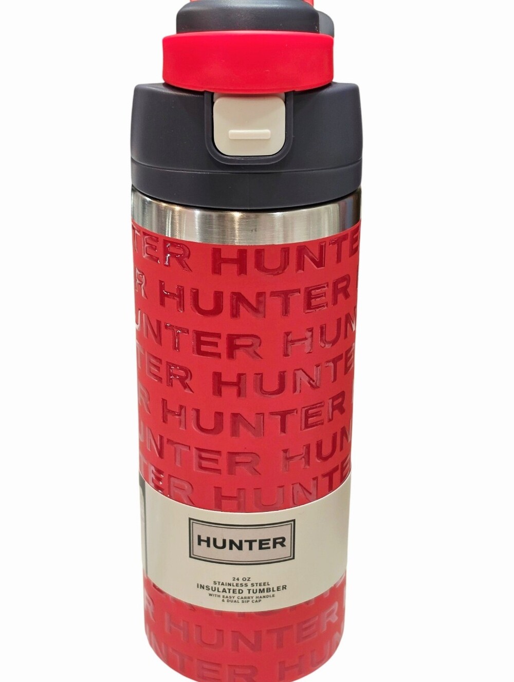 Hunter AOL 24oz Stainless Insulated Tumbler w/Easy Carry Handle & Dual Sip Cap